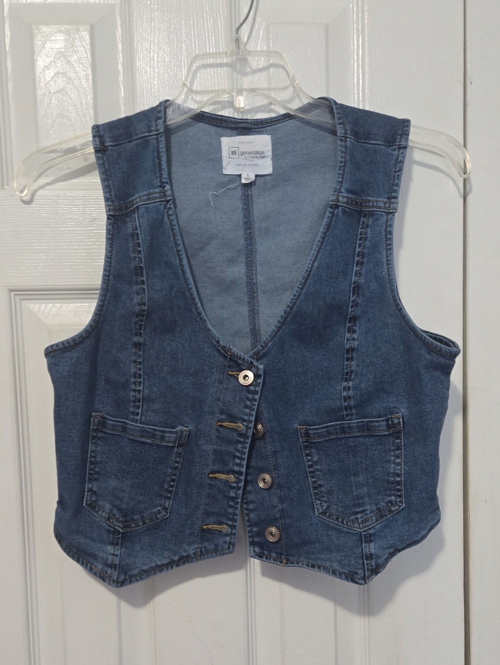 Denim Vest L